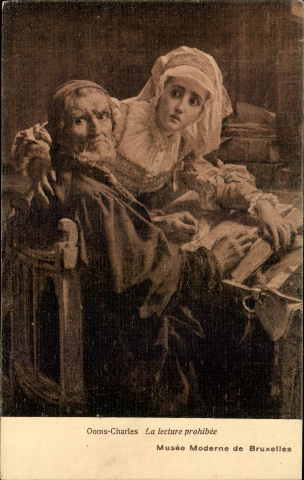 La lecture prohibée — Ooms-Charles — Musée Moderne de Bruxelles