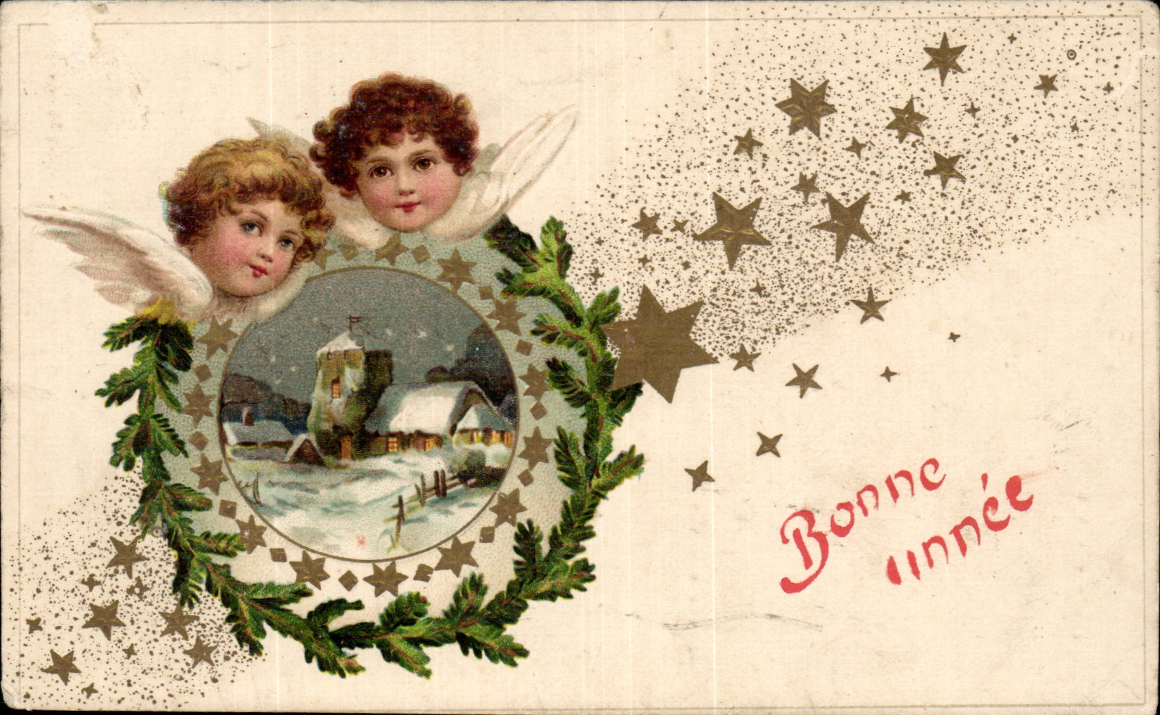 Fets - Bonne Annee - Anges - Angel - Engel CPA 