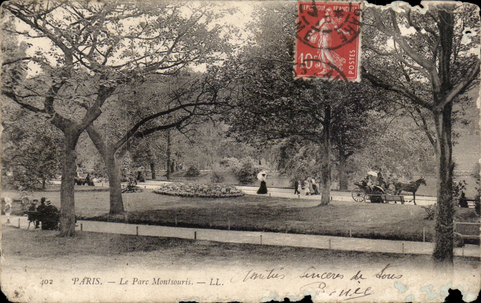 CPA Paris Le parc Montsouris