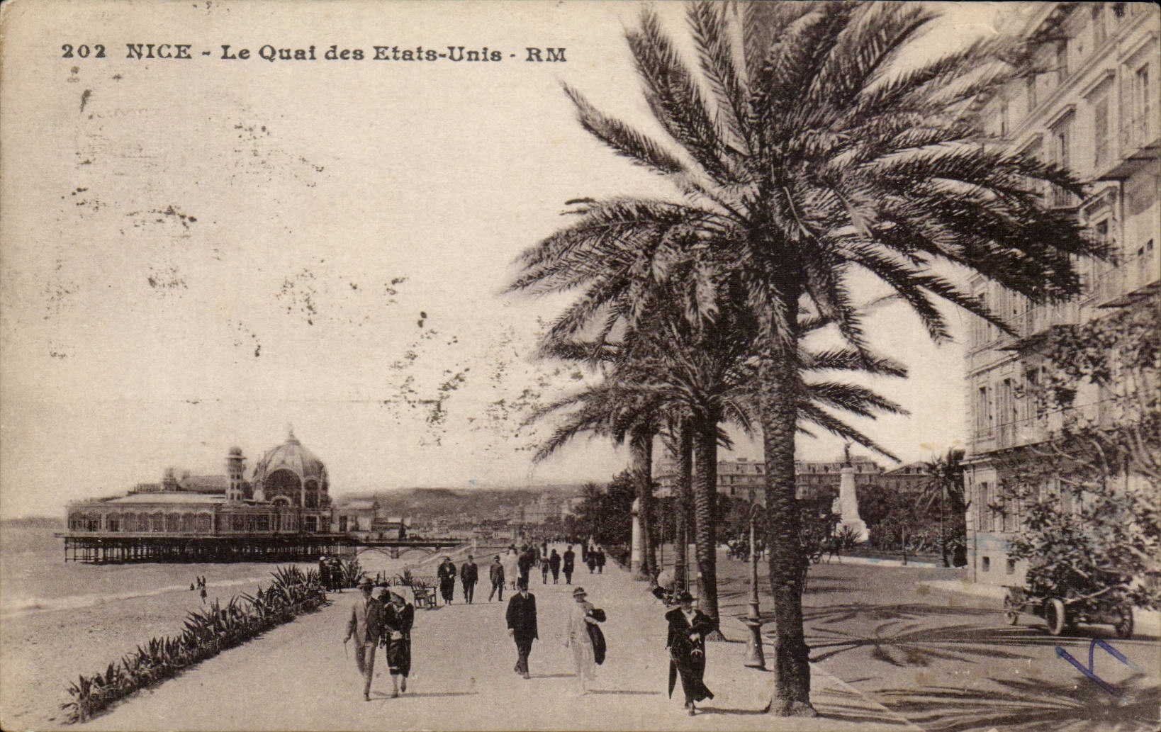 CPA Nice Le quai des Etats Unis