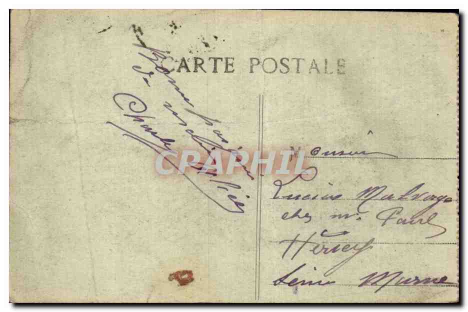 CPA Marseille palais de justice ( nourrices ) — Rückseite