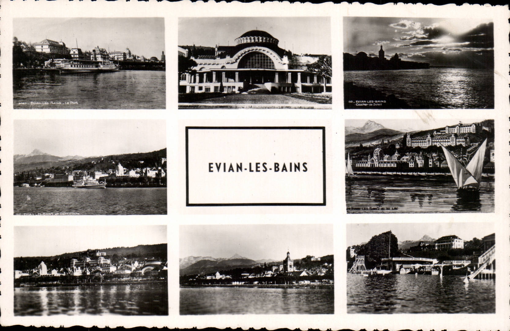 Evian-les-Bains — Panoramablick — Société Graphique, Neuchâtel