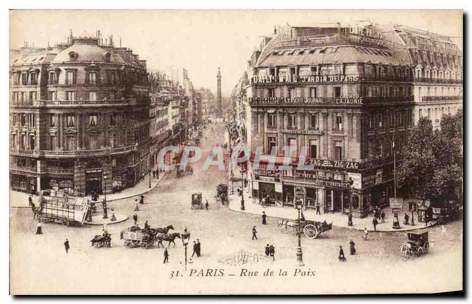 Paris CPA Rue de la paix