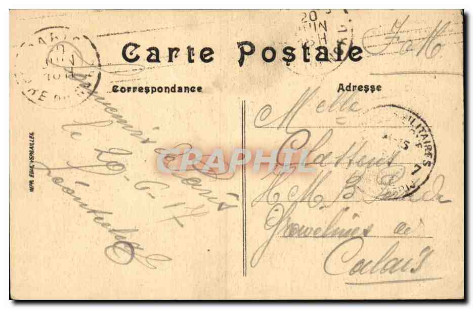 Paris CPA Porte St Denis — Rückseite