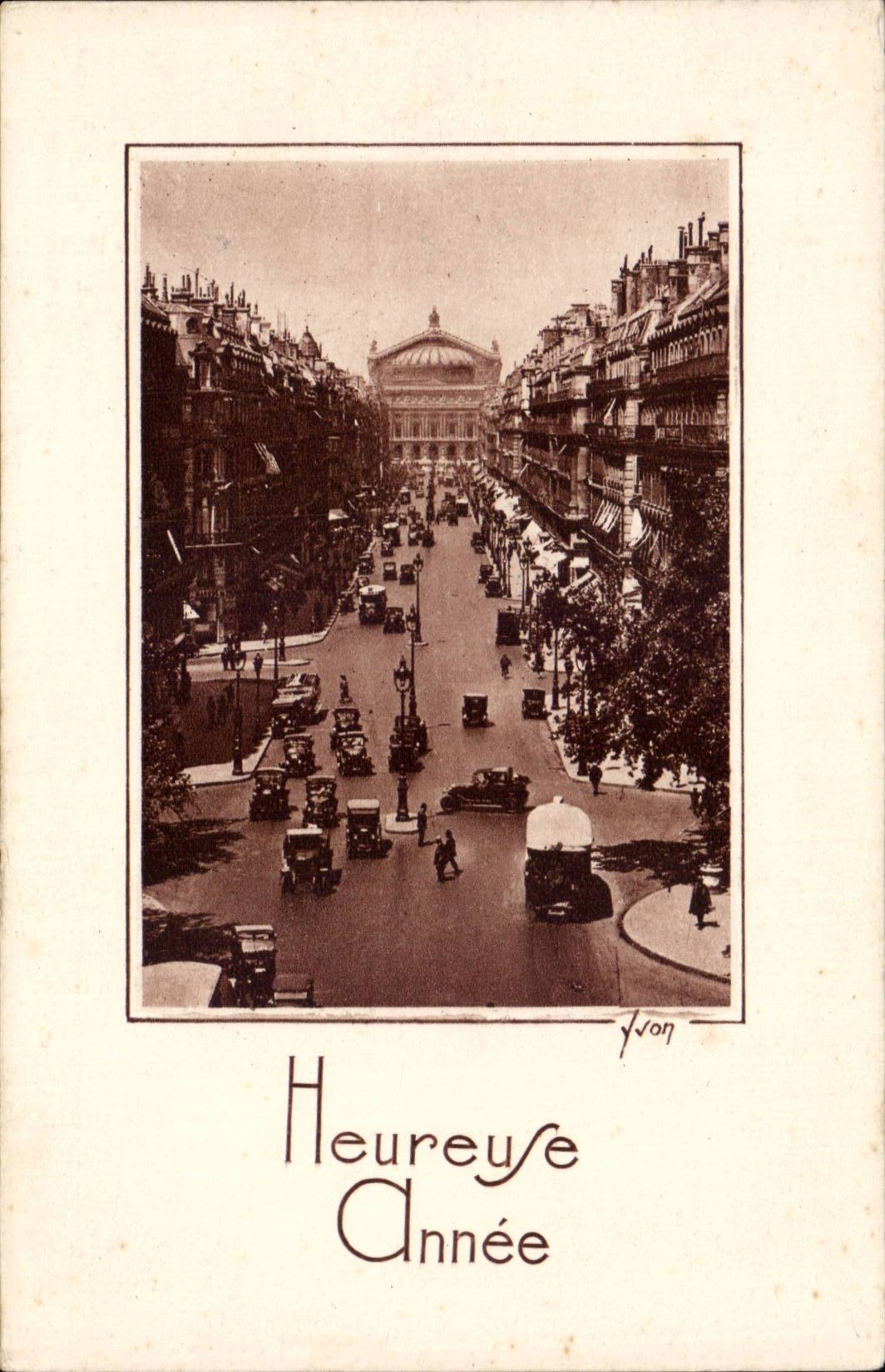 CPA Paris Avenue de l'opera
