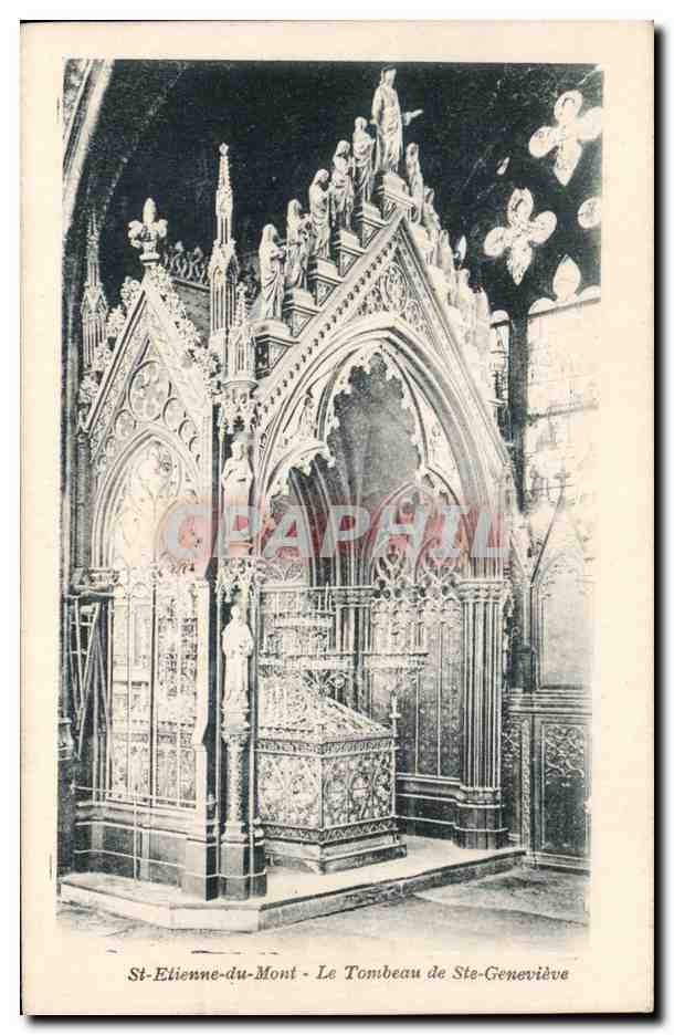 CPA Paris St Etienne du Mont Le tombeau de Ste Genevieve