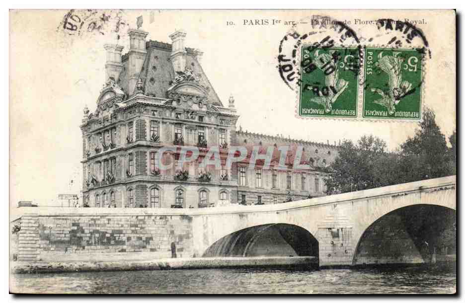 CPA Paris Pavillon de Flore