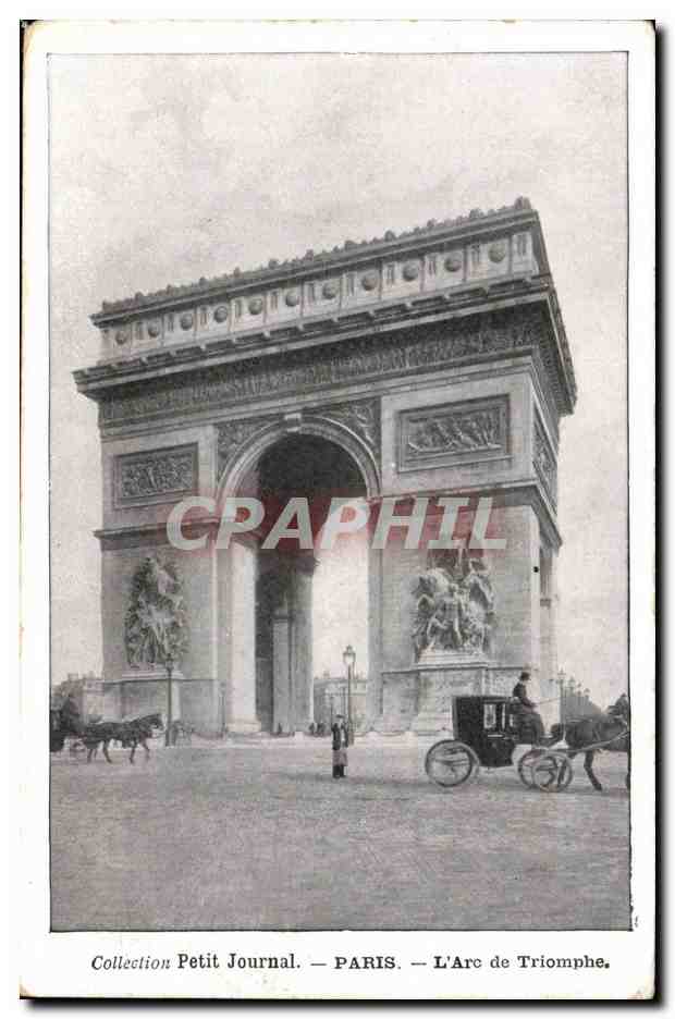 CPA Paris Arc de Triomphe