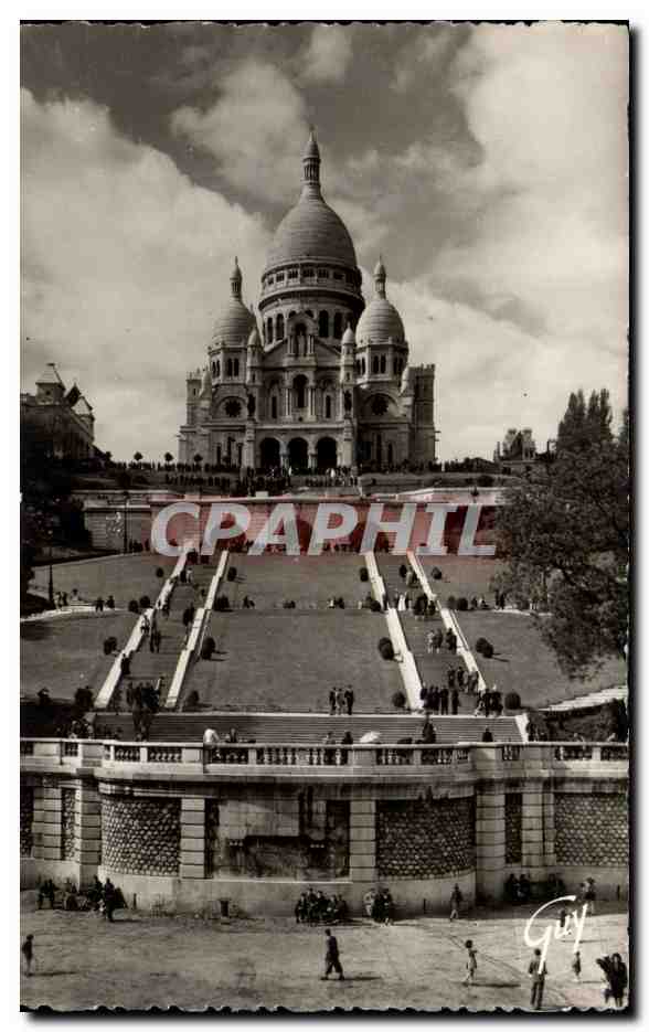 CPA Paris Sacre Coeur Montmartre