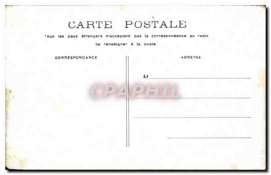 CPA Paris Chambre des deputes — Rückseite