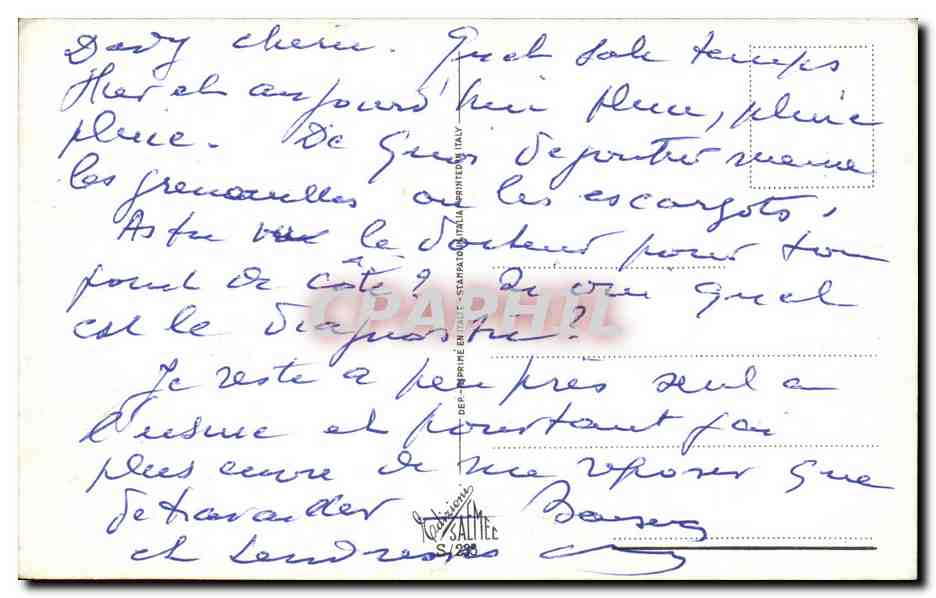 CPA Fantaisie Enfants et lapin Rabbit — Rückseite