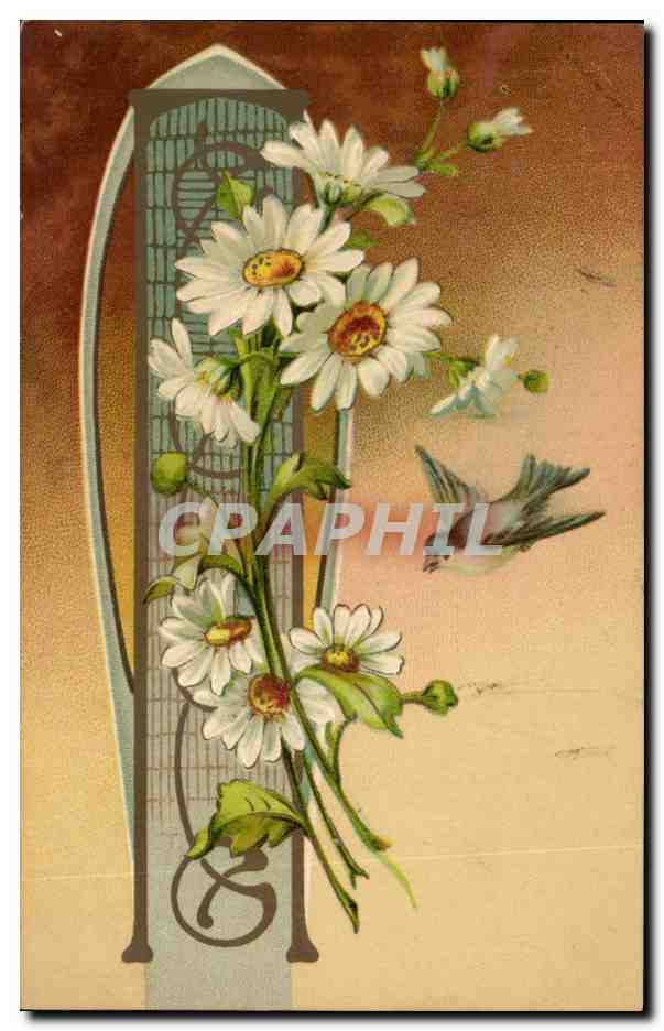 CPA Fantaisie Fleurs