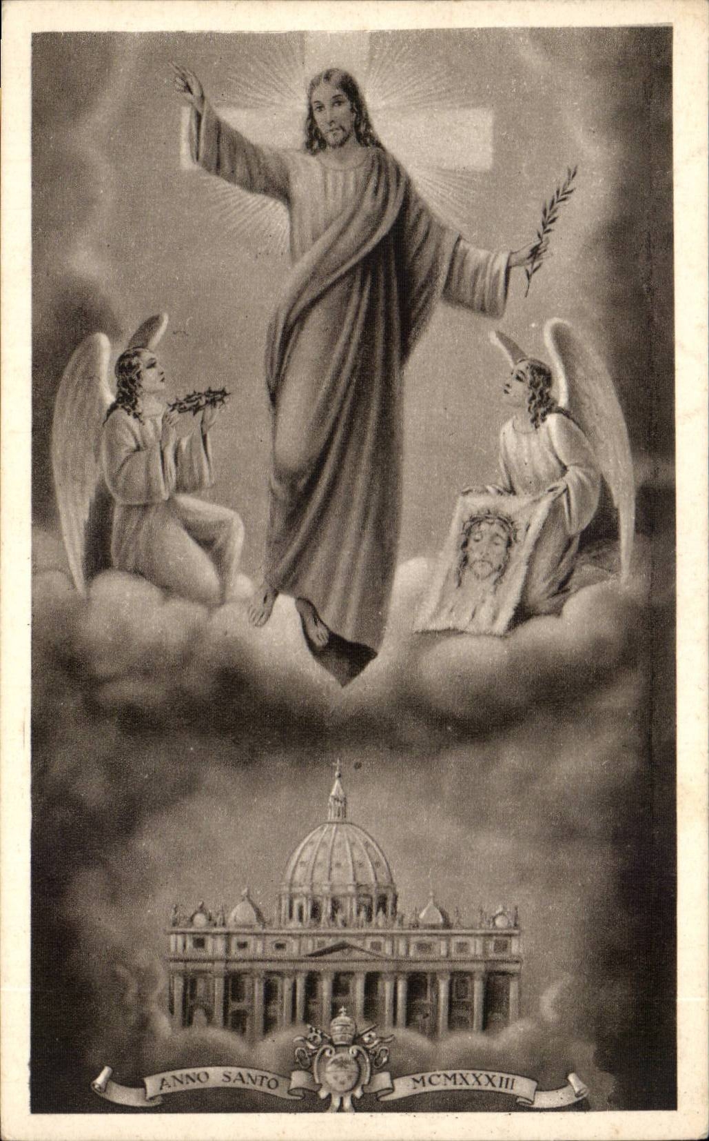 Jésus ressuscité — Anno Santo MCMXXXIII — éditeur inconnu