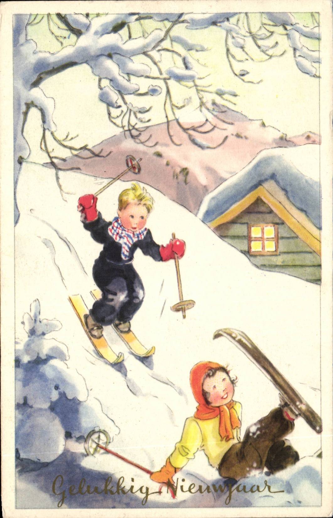 CPA Fantaisie Enfants au ski Sports d'hiver