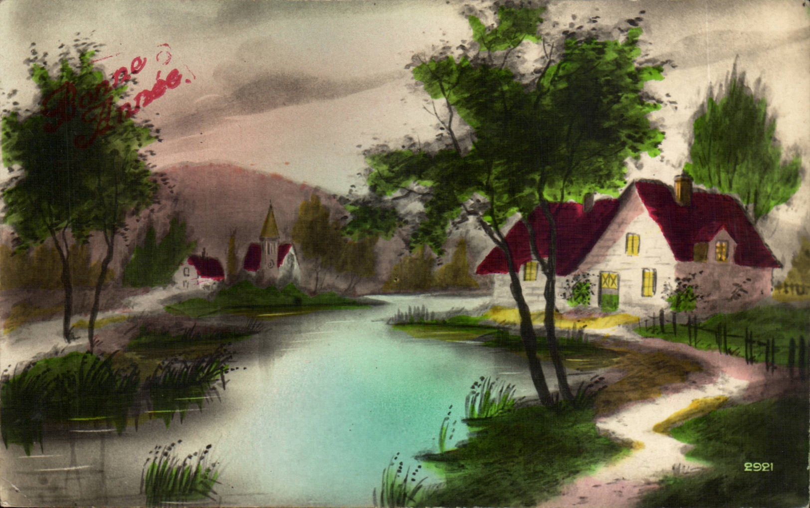 CPA Fantaisie Paysage