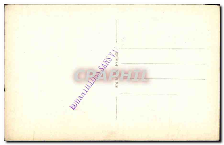 CPA Fantaisie Femme Couple — Verso