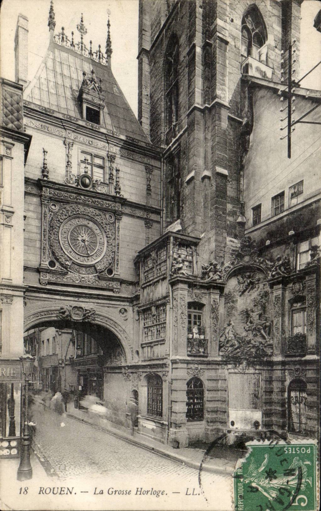 Rouen CPA La grosse horloge 