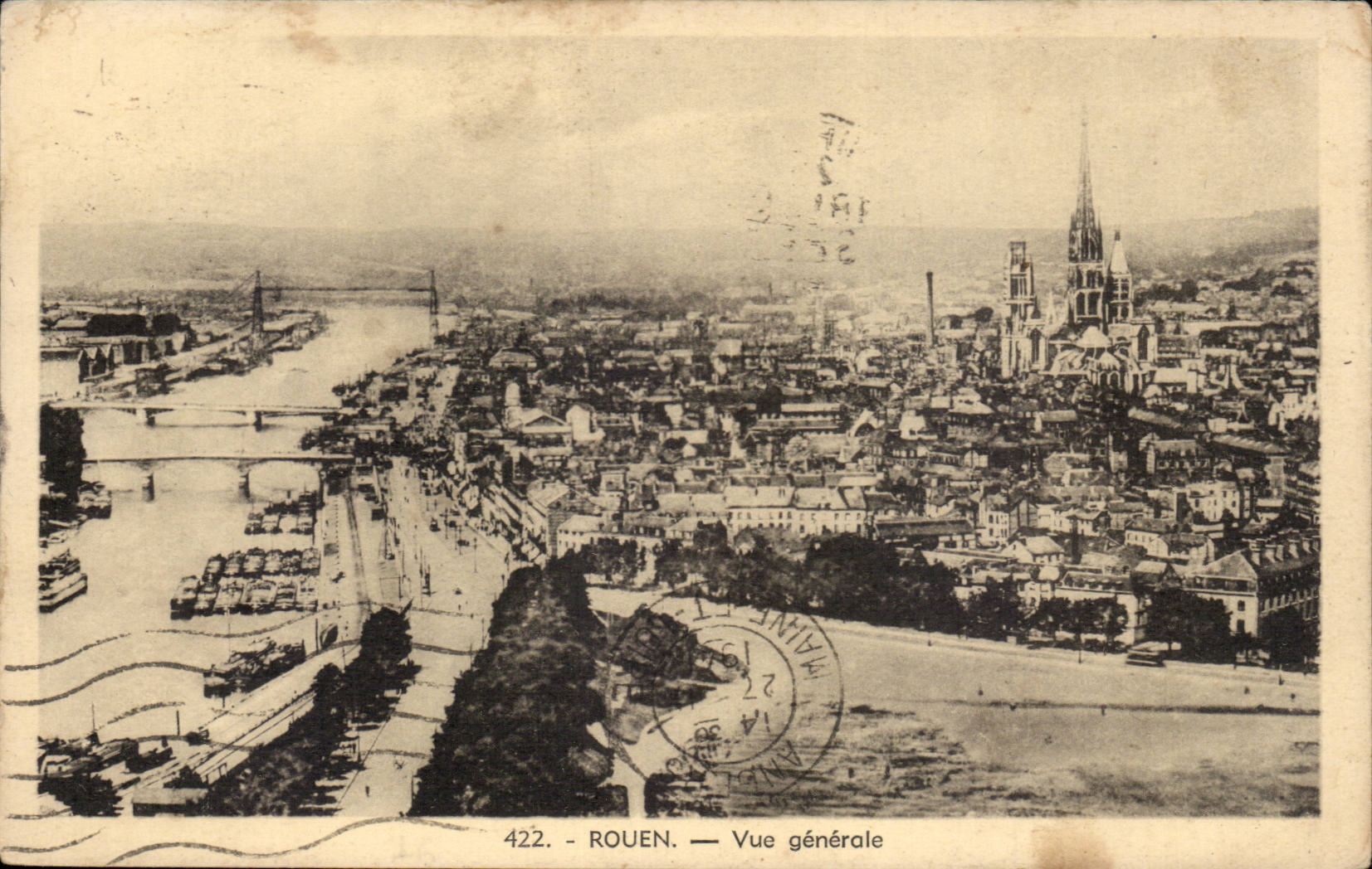 Rouen CPA Vue generale