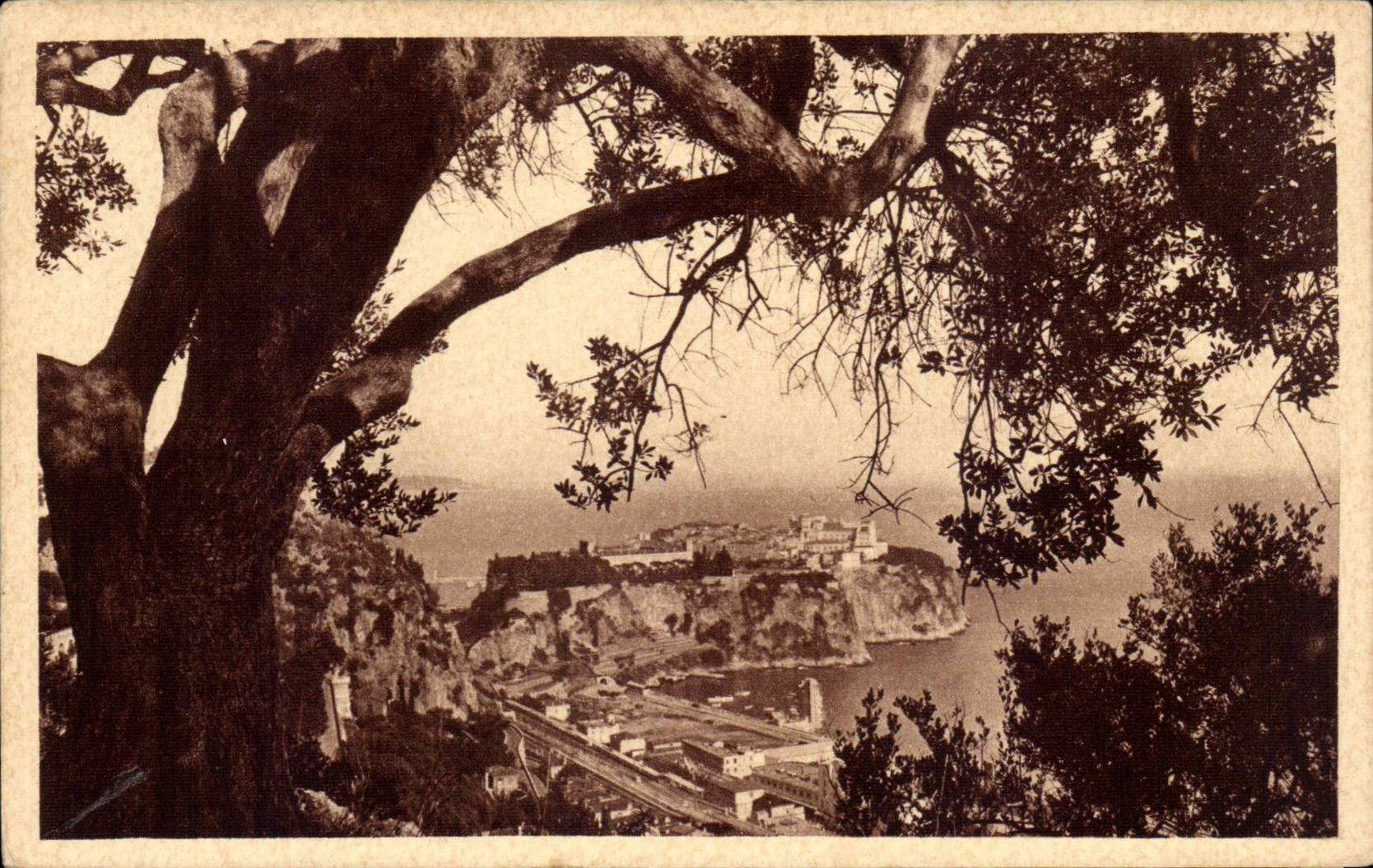 CPA Le rocher de Monaco