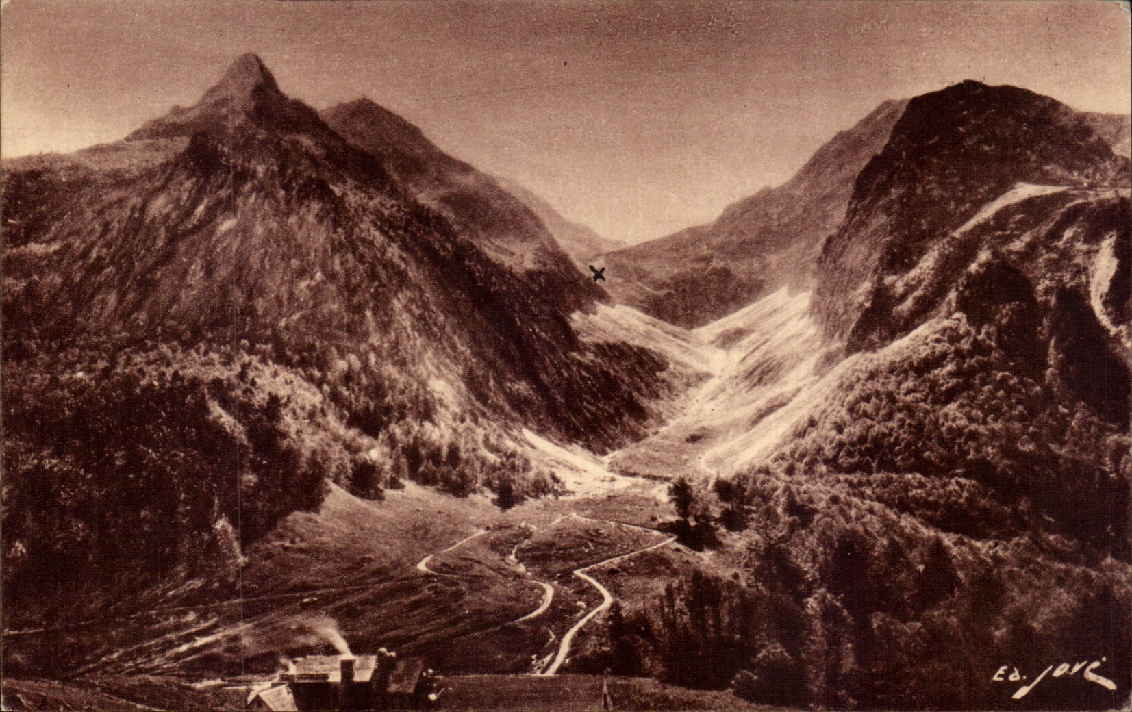 Luchon, Superbagnères et environs — Venasque et le Pic de la Pique — Éditions Jové, Pau (B.-P.)