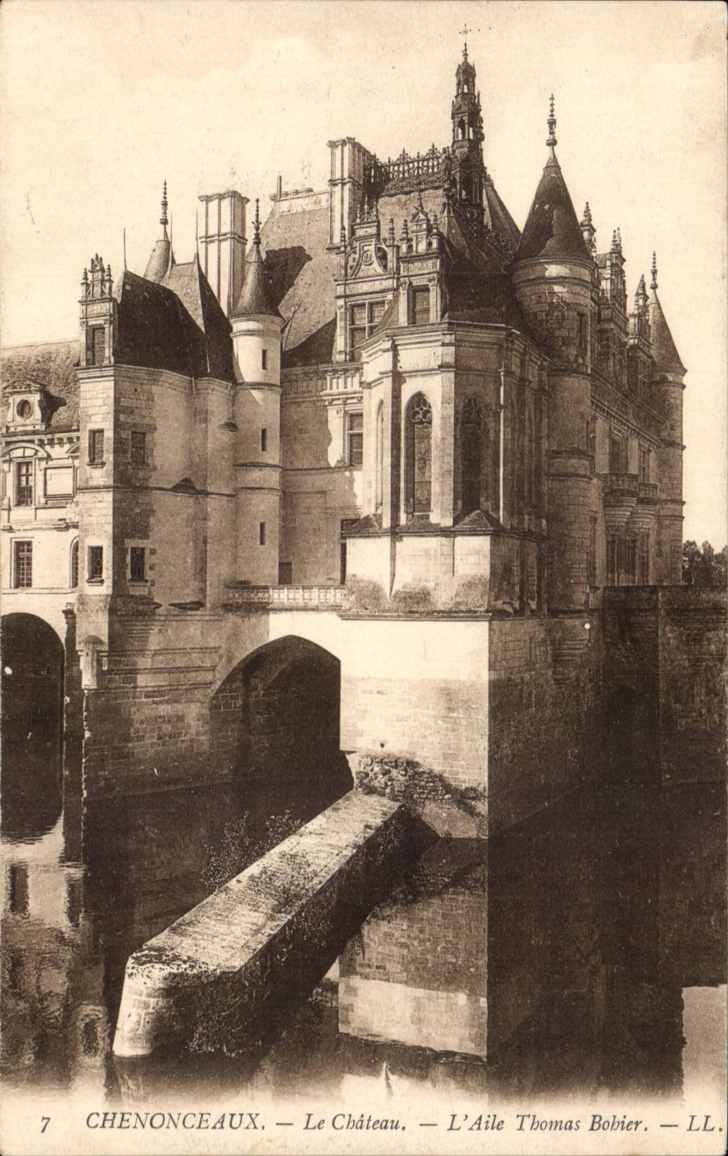 CPA Chenonceaux le chateau L'aile Thomas Bobier