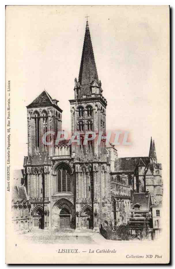 CPA Lisieux La cathedrale