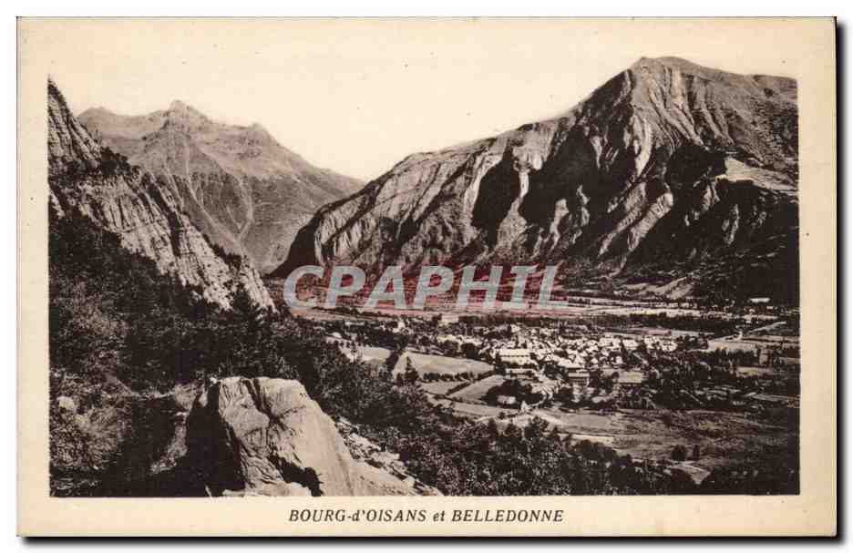 Bourg-d'Oisans et Belledonne — vue panoramique — Photo-Édition Anney