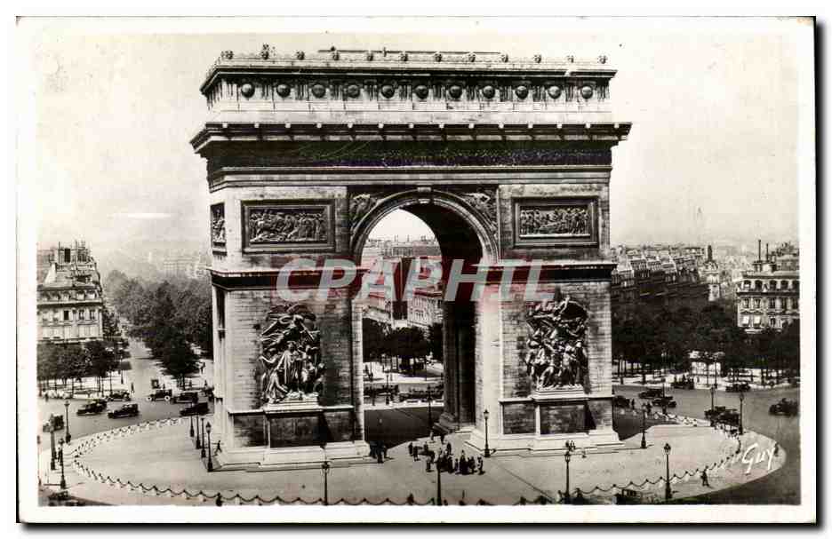 CPM Paris Arc de triomphe de l'etoile