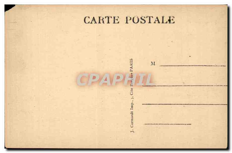 CPM Paris Arc de triomphe de l'etoile — Rückseite