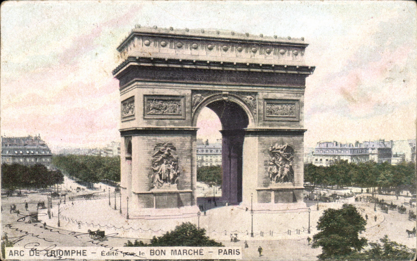 CPM Paris Arc de triomphe de l'etoile