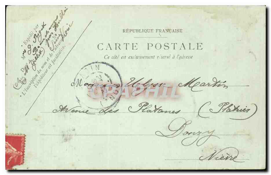 CPA Paris Ecole polytechnique — Rückseite