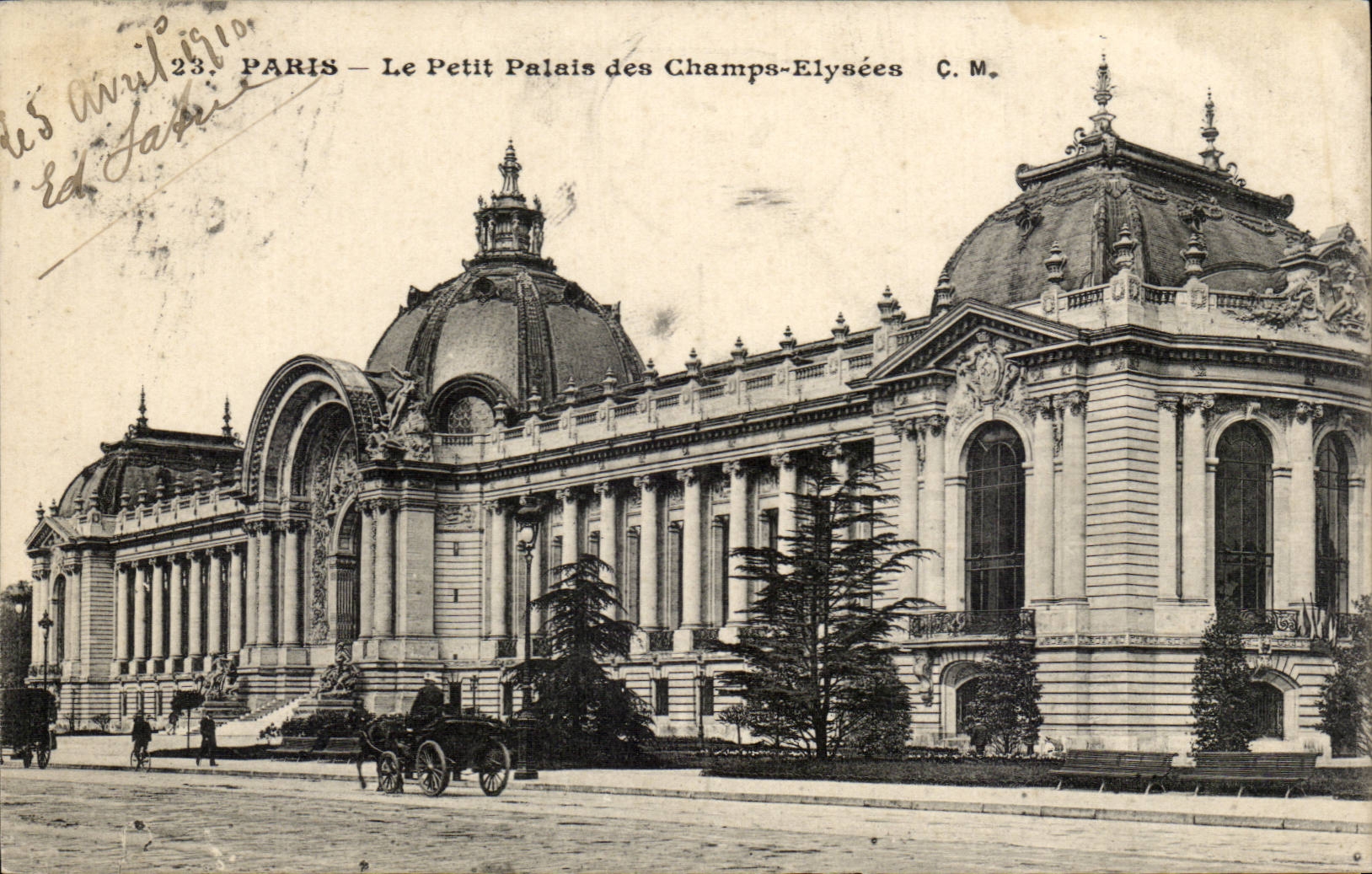 CPA Paris Le petit palais des Champs Elysees