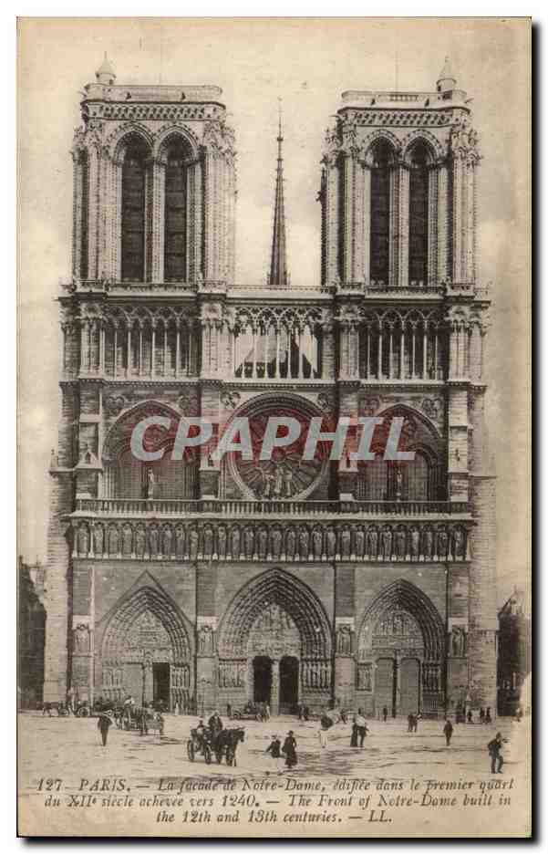 CPA Paris Eglise Notre Dame 