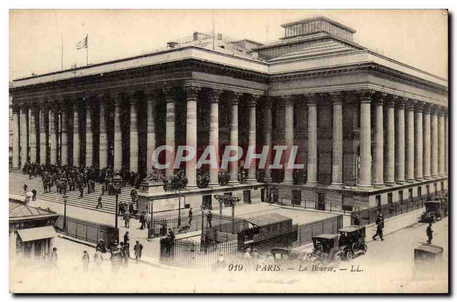 Paris CPA La Bourse