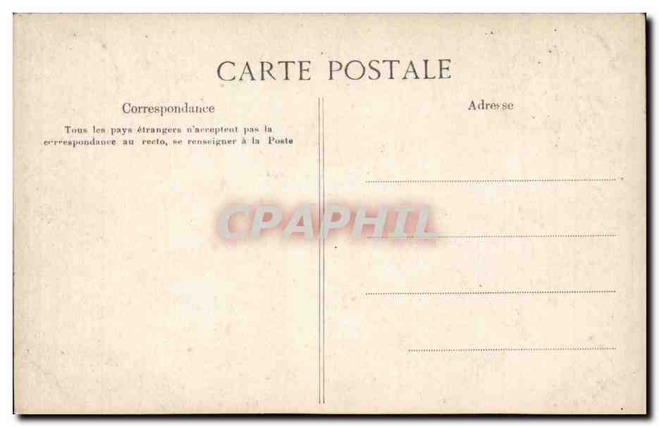 Paris CPA Souvenir de Paris — Rückseite