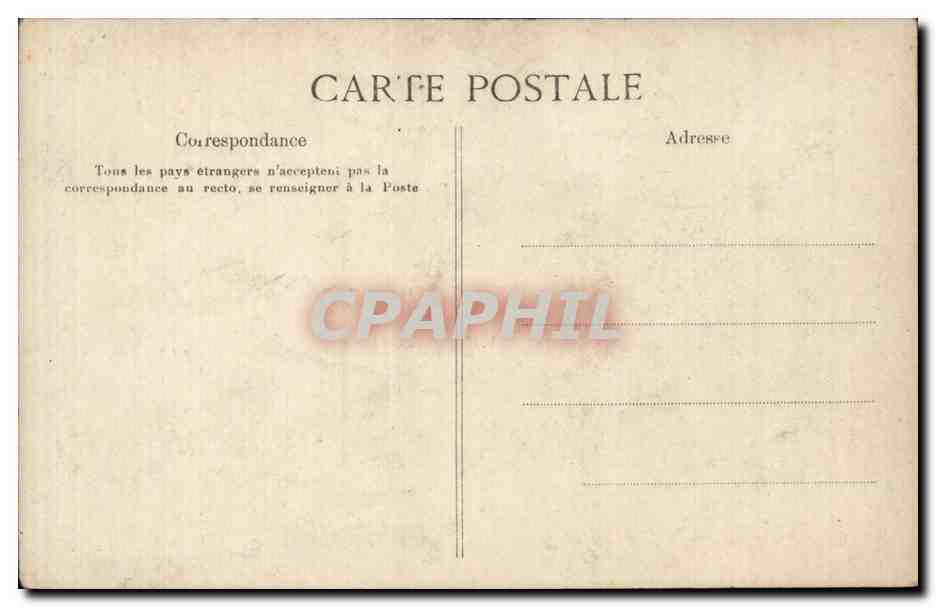 Paris CPA Souvenir de Paris — Rückseite