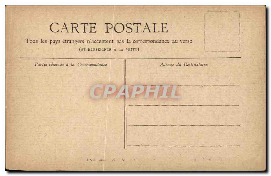 Paris CPA Parc Monceau (la Naunachie) — Rückseite