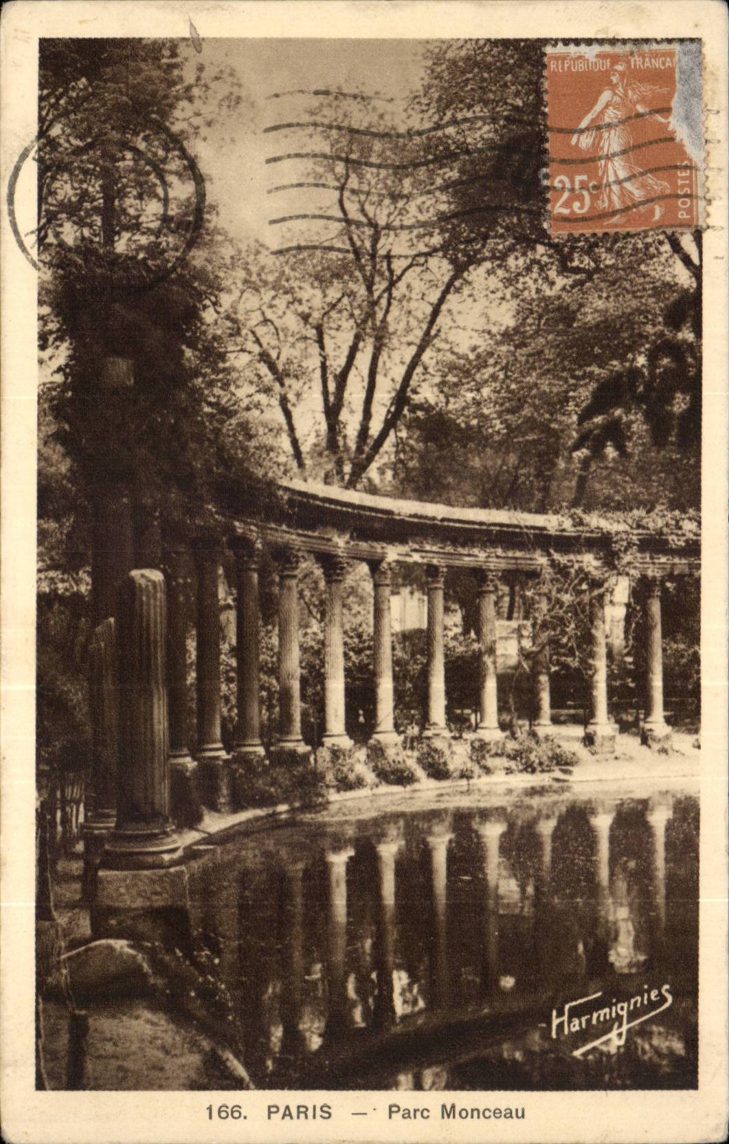 Paris CPA Parc Monceau