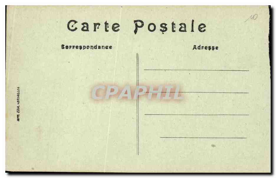 Paris CPA Place de la Republique — Rückseite