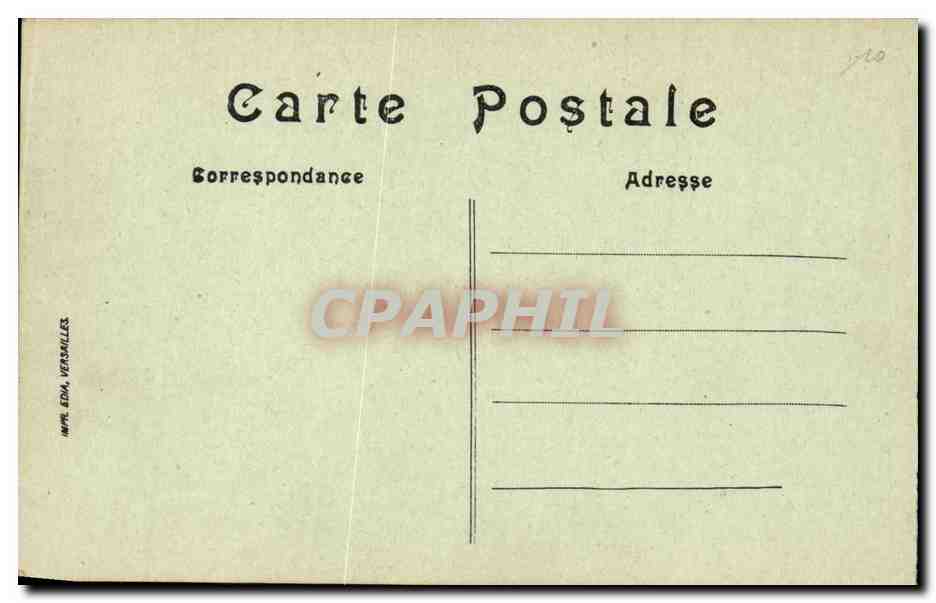 Paris CPA La rue Soufflot et le Pantheon — Rückseite