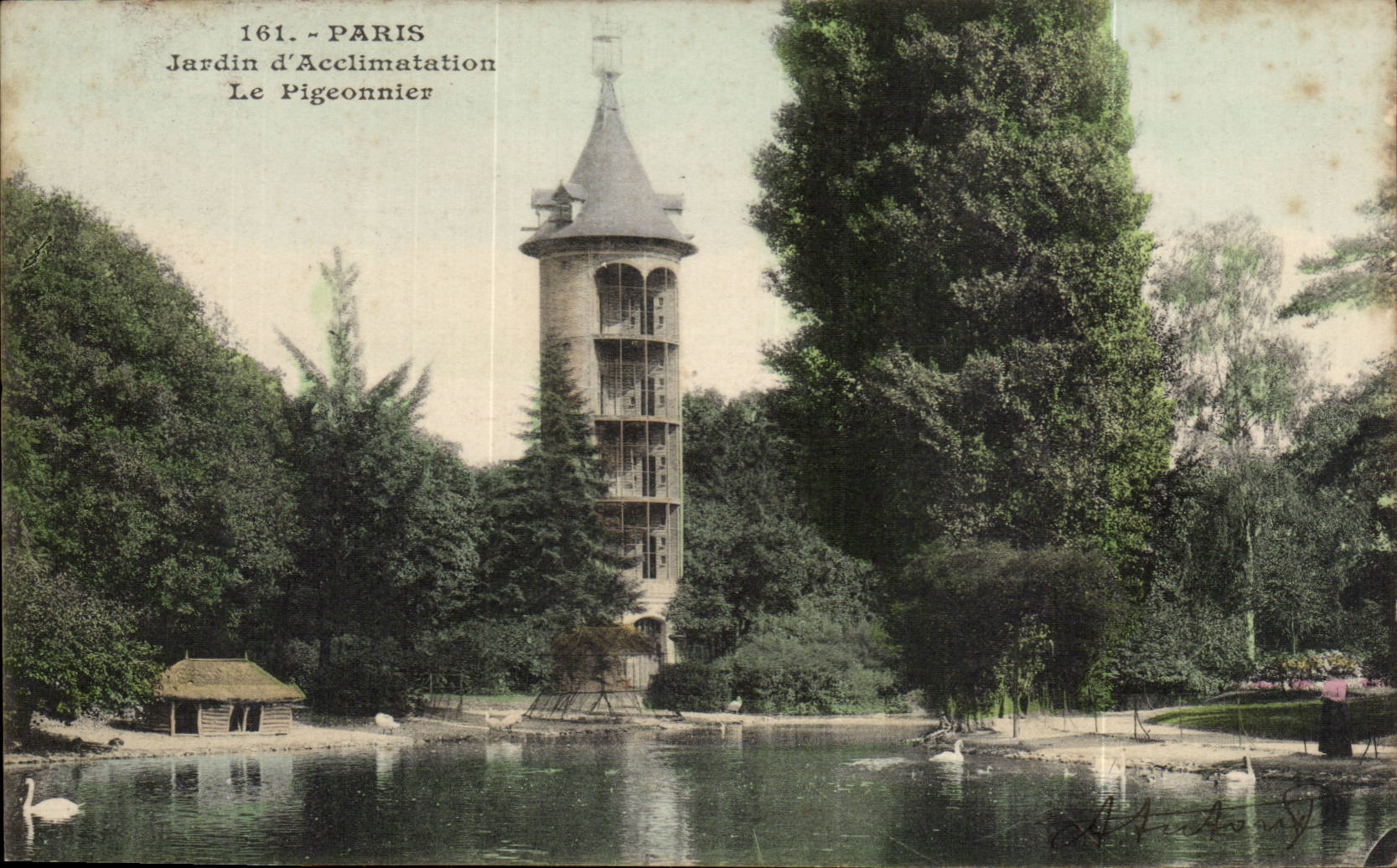 Paris CPA Jardin d'acclimatation Le pigeonnier