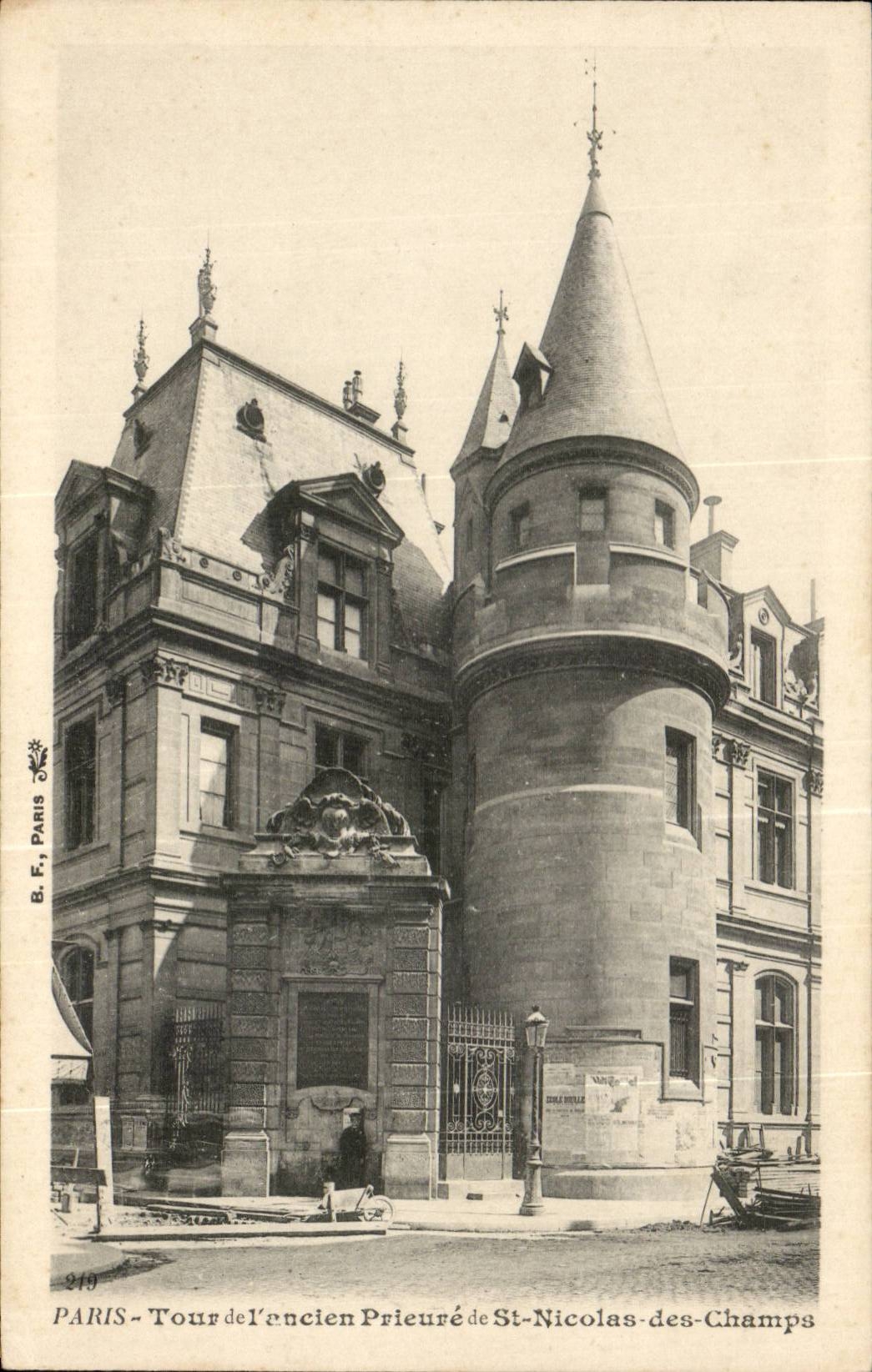 Paris CPA Tour de l'ancien prieure de St Nicolas des Champs