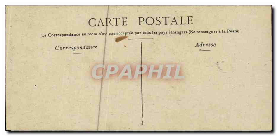 Paris CPA Colonne de Juillet — Rückseite