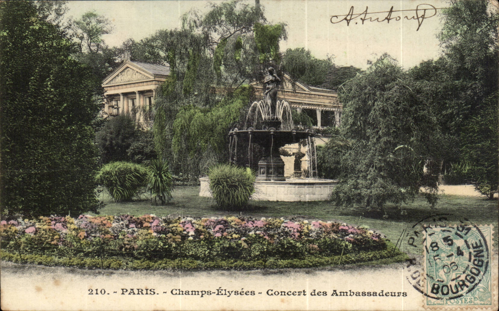 Paris CPA Champs Elysees Concert des Ambassadeurs