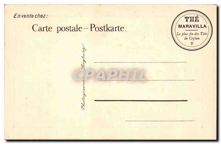CPA Fantaisie Femme Declamation — Rückseite