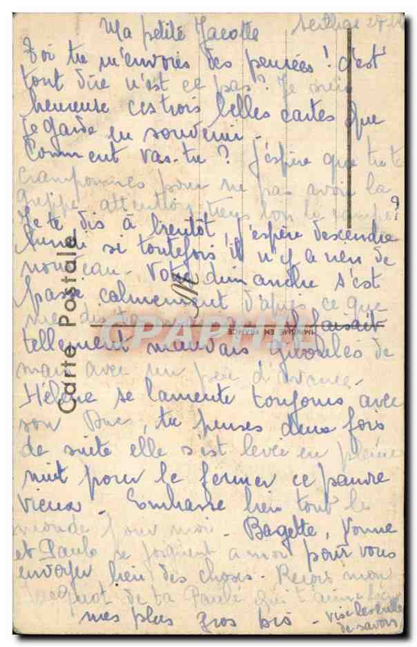 CPA Fantaisie Bernet Bulles de savon Enfant  — Verso