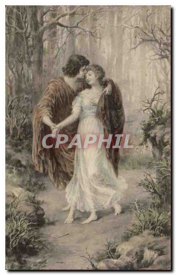 CPA Fantaisie Femme