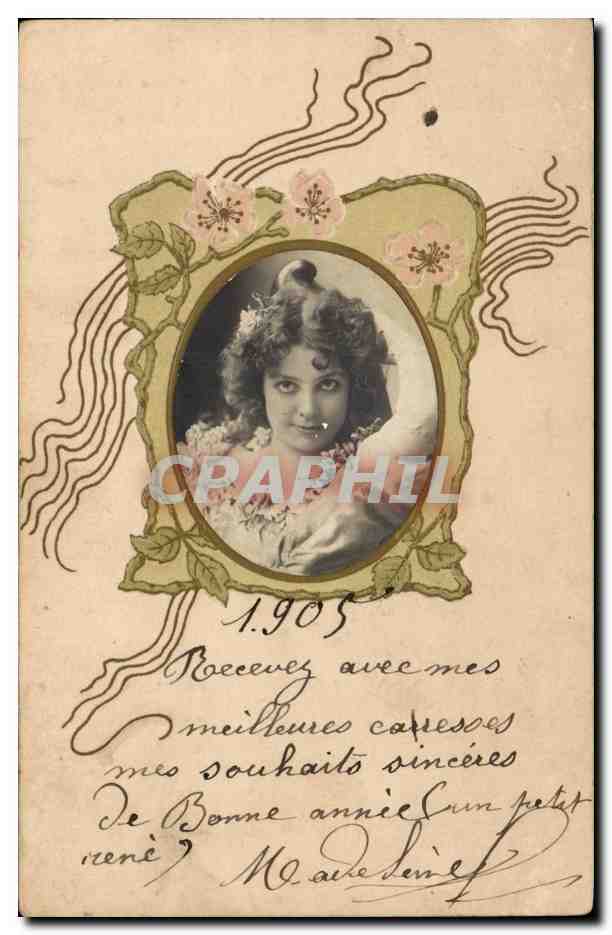 CPA Fantaisie Femme