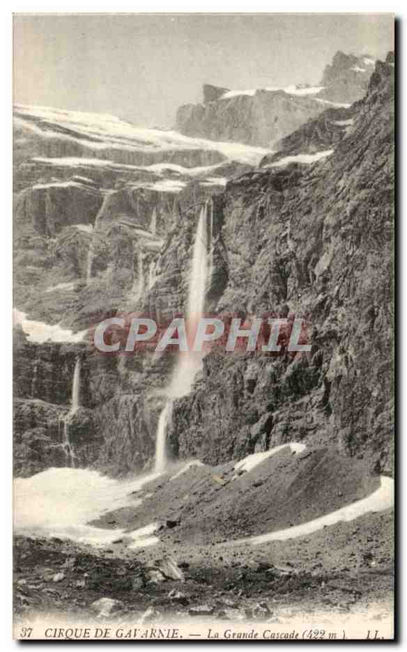 CPA Cirque de Gavarnie La grande cascade