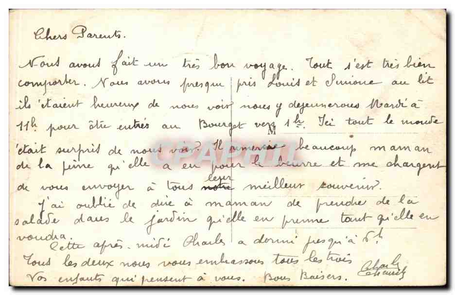 CPA Nevers Le palais ducal vu de la cathedrale — Rückseite